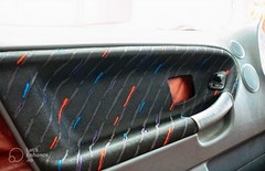 BMW M Rain Premium Car Upholstery Fabric – No Foam – 59″ – 150cm -Car, Seat,Door