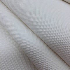 Marine Vinyl Outdoor Upholstery Hudson Weave Sea White Basketweave Textured