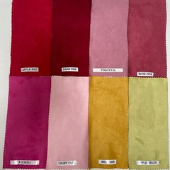 Suede Faux Fabric Upholstery 35 Colors 58″ Wide By the Yards or Sample