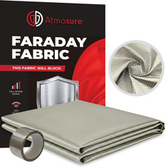 Faraday Fabric & Tape Kit (1 Yard; 44 X 36 in Fabric; 197 in Tape) – Copper-Nick