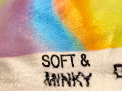 Minky SOFT Fabric Made Exclusively for JoAnn; 3.2-yard X 60″; Happy Pastels