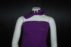 Cotton Jersey Lycra Knit Fabric Very soft light weight Purple 7 oz by the yard