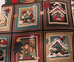 Christmas Quilt-Craft Fabric 5+ Lbs LOT Vtg-Modern Yards Remnants Panels Pcs.