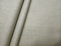 Upholstery Fabric – Resists Stains Yarn Dyed Basketweave Solid – Vanilla