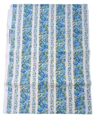 Classic Cottons 2001 Blue Rose Striped Quilting Pre-Shrunk Fabric 6.5 yrds x 42″