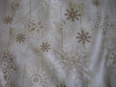 100% cotton Christmas fabric “snowflakes” by Choice Fabrics
