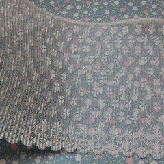 Pleated Lace, White, 6″ Wide, Sold by 1 Yard Pieces