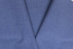 $26 for 2Yards,Heather Med Blue 50%Wool Plain For Jacket,Pants,skirt &Dress #155