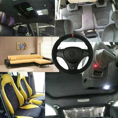 60″ wide MODIGT Headliner Fabric with Foam Backing for Car Ceiling Fabric Repair