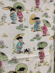 Michael Miller “China Doll” Fabric 2 Yards By 24”