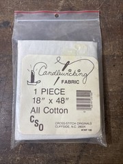 CANDLEWICKING FABRIC 18″ x 48″ Piece, All Cotton, Craft, Needlecraft New Natural