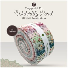 Waterlily Pond Precut Quilting Fabric Strips