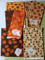 Lot of fall fabric Sandy Gervais for Moda fabric. 12 yards total OOP collections