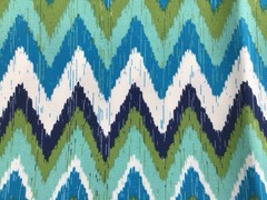 Terrasol Outdoor Fabric Flame Peaks 1 Yard Piece