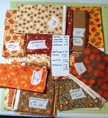 Lot of fall fabric Sandy Gervais for Moda fabric. 12 yards total OOP collections