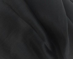 Lightweight Ramie Linen Fabric Black 45″ Wide By The Yard