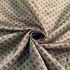 1yard X1.48meter Retro Shirt Material Satin Fabric Lining Plaid Floral Patchwork