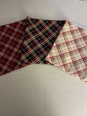 3 Half Yards Holiday Tidings Christmas Plaids Multicolor Fabric Benartex