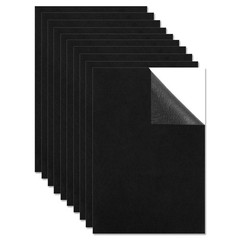 Self Adhesive Felt Sheets 10 Pcs Black Sticky Felt Fabric Sheets for Crafts