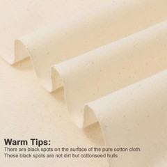 63In X 10.9 Yards 100% Cotton Muslin Fabric Medium Weight Natural Unbleached Mu
