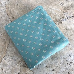 VINTAGE HOUSE N’ HOME BLUE PINK FLORAL PATTERN CIRCA 1984 FABRIC – 51″ X 55″