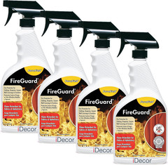® Fireguard Flame Retardant, Protect Clothing, Fabrics, Draperies, Furniture, Ca