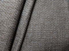 Upholstery Fabric – Resists Stains Yarn Dyed Basketweave Solid – Brown / Grey