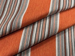 Unknown Fabric – Brown & Orange – 1.5 yards