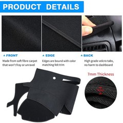 Custom Fit Infiniti G25 G35 G37 Dashboard Cover 2008-2015 Black Trim Custom Made
