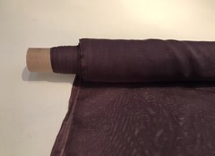 Brown Sheer Fabric 16 yards 118 wide drapery curtain Rose Brand Fire Resistant