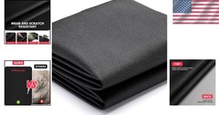 Stylish Black Marine Faux Leather Fabric – 54″x12″ for Upholstery & Accessories