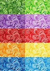 Vibrant 12×12″ 50-Piece Paisley Cotton Fabric Squares for Quilting & Crafts