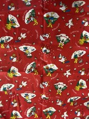 Vintage Animal Fabric With Months Of The Year