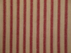 Diamond Textiles Red Stripe Woven Cotton Homespun Sewing Fabric