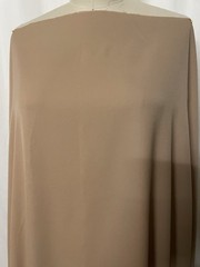 Pre-Shrunk 100% Worsted Wool Gabardine Dark Beige Fabric 1 Yard 14″ Long 59″Wide