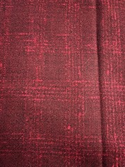 VTG Shades of Red Crimson Woven Linen Blend 60″X40″