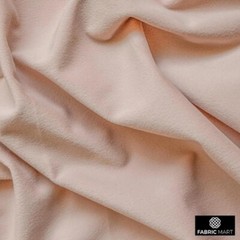 Pastel Peach Velvet Fabric by the Yard, 1 Yard Pink Velvet Fabric