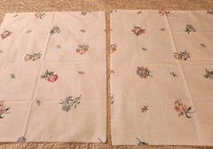 Vtg Lot of 25 Fat Quarters Upcycled Floral Bed Sheets Sewing Crafting 22 Designs