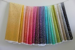 Moda OMBRE CONFETTI METALLIC 20 Piece Half Yard Bundle Quilt Fabric