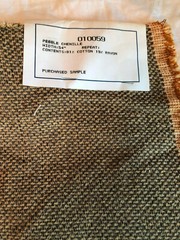 BAILEY & GRIFFIN Pebble Chennille 25″ Tan, Camel & Black Fabric Sample
