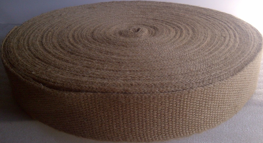 Natural Jute Webbing 10 Yard Roll 2″ Wide (No Stripe)