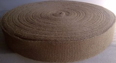 Natural Jute Webbing 10 Yard Roll 2″ Wide (No Stripe)