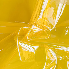 | 12 Gauge Yellow Solid TPU Clear Waterproof Vinyl Fabric for Sewing
