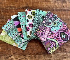 8 Piece Fat Quarter Bundle Tula Pink Prince Charming Deja Vu Cotton