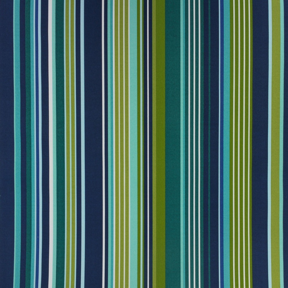 Labrisa in Marine by Richloom BTY 54″ Wide 100% Polyester Blue Teal Green Stripe
