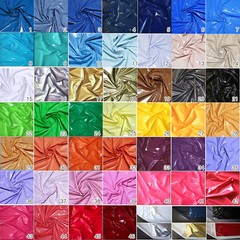 SHINY HIGH GLOSS PVC STRETCH RUBBER VINYL PLEATHER GOTH FETISH CLOTH FABRIC 54″W