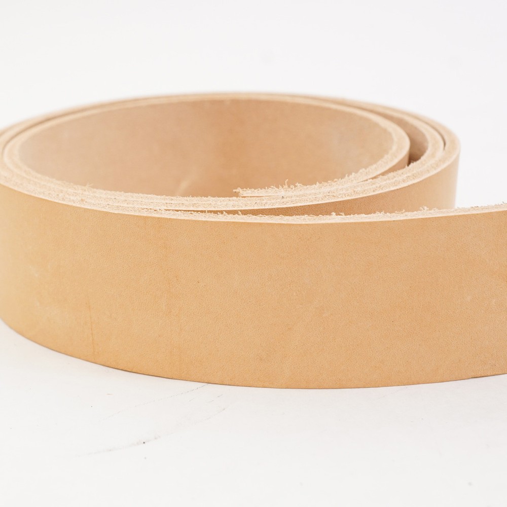 Springfield Leather Company Veg Tan Leather 8/9oz Belt Blank Straps – 44″-54″