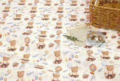 Amusing Teddy bear Patterned Fabric made in Korea by the Half Yard