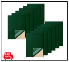 12 Pcs Self Adhesive Felt Sheets, Dark Green 8 x 12 Inch Felt Fabric Sheet with