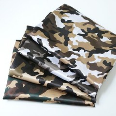 By Yard Camouflage Pattern Satin Fabric Charmeuse Lining Material Soft